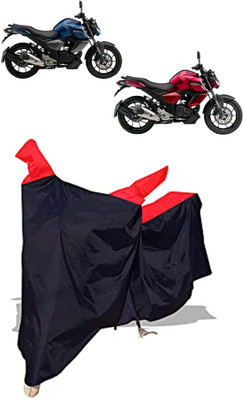 Amexride Two Wheeler Cover for Yamaha(FZS-FI BS6, Black)