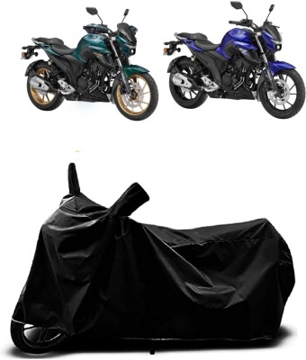 OliverX Waterproof Two Wheeler Cover for Yamaha(FZ-25 BS6, Black)