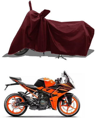 DeepShakshi AUTOMOTIVE Waterproof Two Wheeler Cover for Bajaj(Pulsar NS200, Maroon)