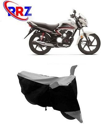 RRZ Waterproof Two Wheeler Cover for Honda(Dream Yuga, Black, Grey)
