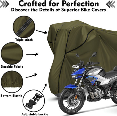 Shiv Kanha Waterproof Two Wheeler Cover for Hero(Xtreme, Green, Black)