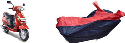 malti Two Wheeler Cover for Mahindra(Duro DZ, Red, Blue)