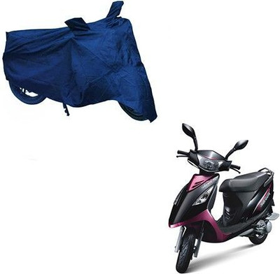 DeepShakshi AUTOMOTIVE Waterproof Two Wheeler Cover for TVS(Scooty Streak, Blue)