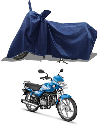 KEDIT Two Wheeler Cover for Hero(HF Deluxe BS6, Blue)