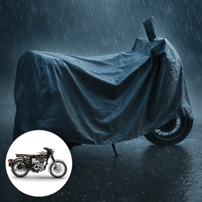 PAGORA Waterproof Two Wheeler Cover for Royal Enfield(Bullet 500, Grey)