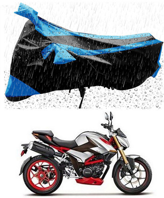 Furious3D Two Wheeler Cover for Hero(XF3R, Blue, Black)