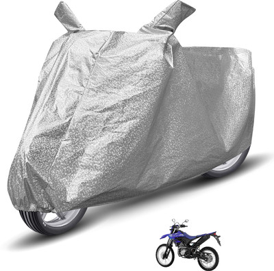 MOCKHE Waterproof Two Wheeler Cover for Yamaha(Silver)