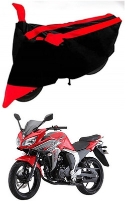 DeepShakshi AUTOMOTIVE Waterproof Two Wheeler Cover for Yamaha(Fazer-FI, Red, Black)