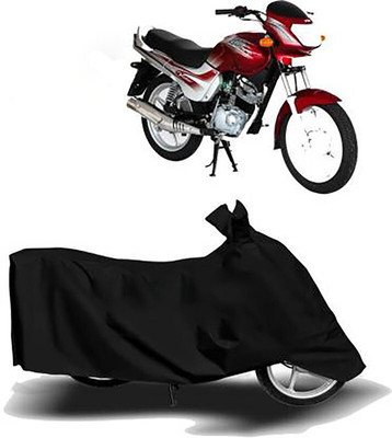 DeepShakshi AUTOMOTIVE Waterproof Two Wheeler Cover for TVS(Victor Edge, Black)