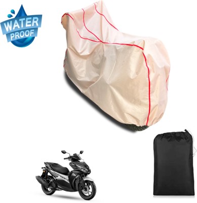 PAGORA Waterproof Two Wheeler Cover for Yamaha(Aerox 155 Maxi BS6, Pink)