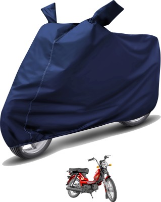 Caronix Waterproof Two Wheeler Cover for TVS(Heavy Duty Super XL, Blue)