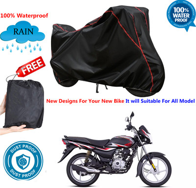 AutoGalaxy Waterproof Two Wheeler Cover for Bajaj(ComforTec, Black)