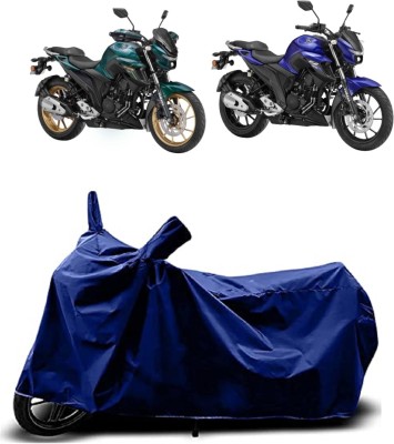 VESMEI Two Wheeler Cover for Yamaha(FZ 25 BS6, Blue)