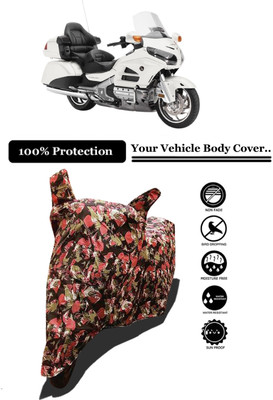 Amexride Two Wheeler Cover for Honda(Gold Wing GL1800, Multicolor)