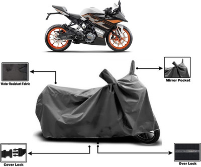 Amexride Two Wheeler Cover for KTM(RC125 BS6, Grey)
