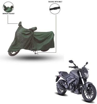 Furnish Flow Two Wheeler Cover for Bajaj(Dominar 250, Green)