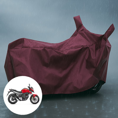 CODOKI Waterproof Two Wheeler Cover for Honda(CB Hornet 160, Maroon)