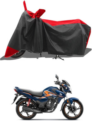 MMSSTAR Waterproof Two Wheeler Cover for Honda(SP125, Red, Black)
