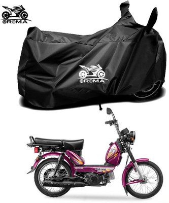 THE REAL ARV Two Wheeler Cover for TVS(XL 100, Black)