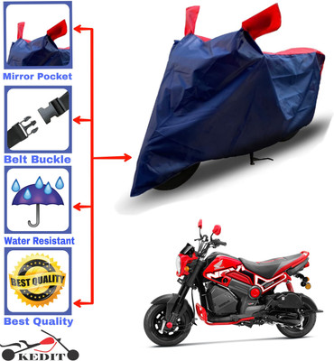 KEDIT Two Wheeler Cover for Universal For Bike(Navi, Red, Blue)