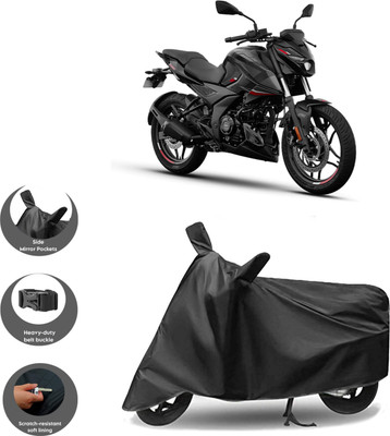 DeepShakshi AUTOMOTIVE Waterproof Two Wheeler Cover for Bajaj(Pulsar N160, Black)