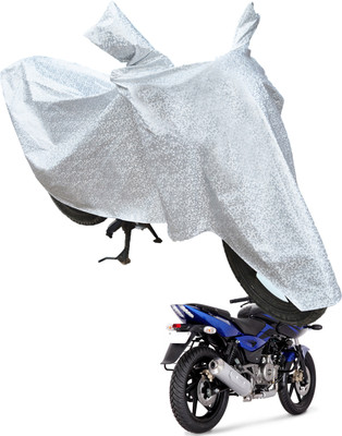 RiderShine Waterproof Two Wheeler Cover for Bajaj(Pulsar 220 DTS-i, Silver)