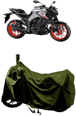 SUGASHRI Waterproof Two Wheeler Cover for Yamaha(MT-03, Green)