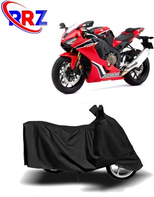 RRZ Waterproof Two Wheeler Cover for Honda(CBR 1000RR, Black)