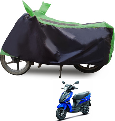 Euro Care Waterproof Two Wheeler Cover for Suzuki(Let's, Green)