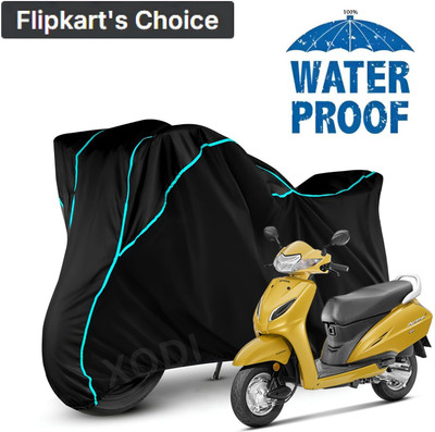 AutoGalaxy Waterproof Two Wheeler Cover for Honda(Activa 5G, Black, Blue, Multicolor)