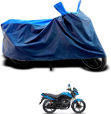 CODOKI Waterproof Two Wheeler Cover for Hero(MotoCorp Splendor iSmart, Black, Blue)