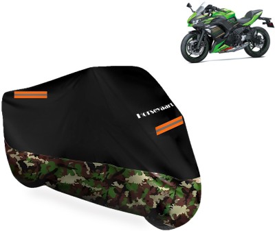 Horseyaart Waterproof Two Wheeler Cover for Kawasaki(Ninja 650 bs6, Multicolor)