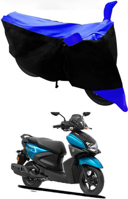 Furious3D Two Wheeler Cover for Yamaha(Ray-ZR 125FI, Blue, Black)