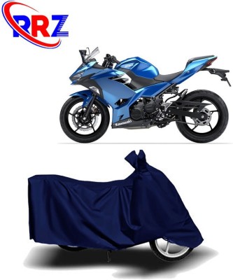 RRZ Two Wheeler Cover for Kawasaki(Ninja 250, Blue)