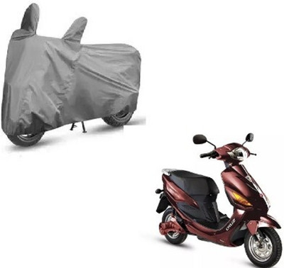 Tritika Waterproof Two Wheeler Cover for Hero Electric(Cruiser, Grey)