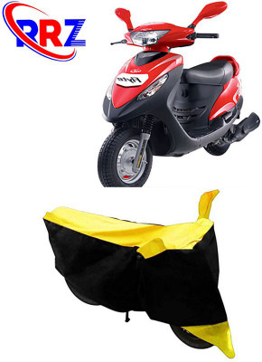 RRZ Waterproof Two Wheeler Cover for Mahindra(Flyte, Black, Yellow)