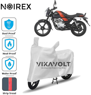 NOIREX Waterproof Two Wheeler Cover for Bajaj(V12, Silver)