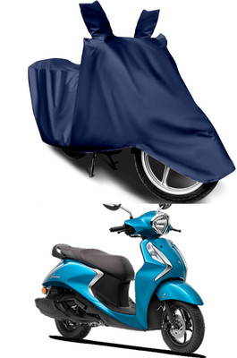 Furious3D Two Wheeler Cover for Yamaha(Fascino 125, Blue)