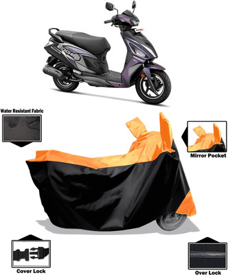 Amexride Two Wheeler Cover for Hero(Motocorp Maestro Electric, Orange)