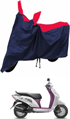 Mdstar Waterproof Two Wheeler Cover for Honda(Activa i, Red, Blue)