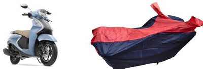 malti Two Wheeler Cover for Yamaha(Fascino 125, Red, Blue)
