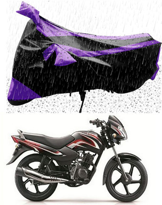 MMSSTAR Waterproof Two Wheeler Cover for TVS(Sport KS, Purple, Black)