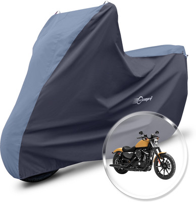 Neodrift Two Wheeler Cover for Harley Davidson(Iron 883, Blue, Black)
