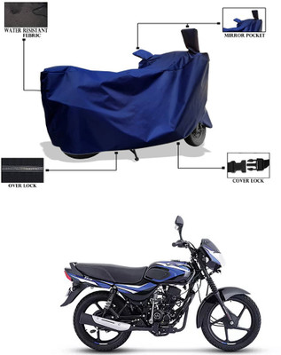 PAGORA Waterproof Two Wheeler Cover for Bajaj(CT110, Blue)