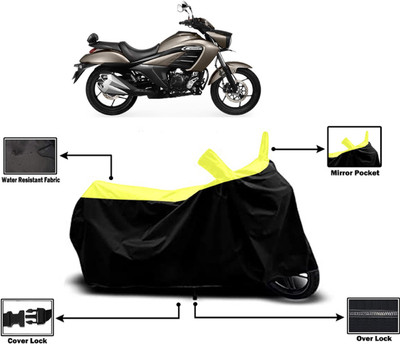 Amexride Two Wheeler Cover for Suzuki(intruder 150, Yellow)