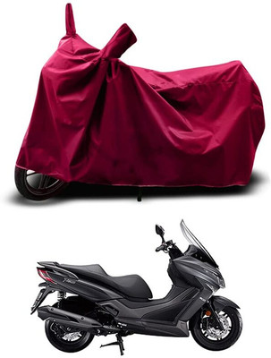 KEDIT Two Wheeler Cover for 22Motors(Maroon)