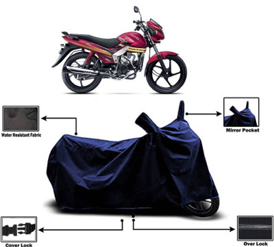 KEDIT Two Wheeler Cover for Mahindra(Centuro Rockstar, Blue)