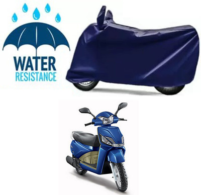Furious3D Two Wheeler Cover for Mahindra(Gusto, Blue)