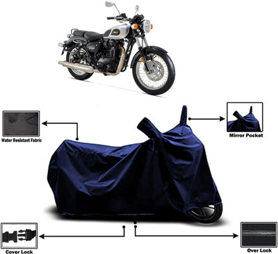 Amexride Two Wheeler Cover for Benelli(Imperiale 400, Blue)