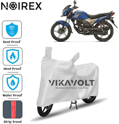 NOIREX Waterproof Two Wheeler Cover for Honda(CB Shine SP, Silver)